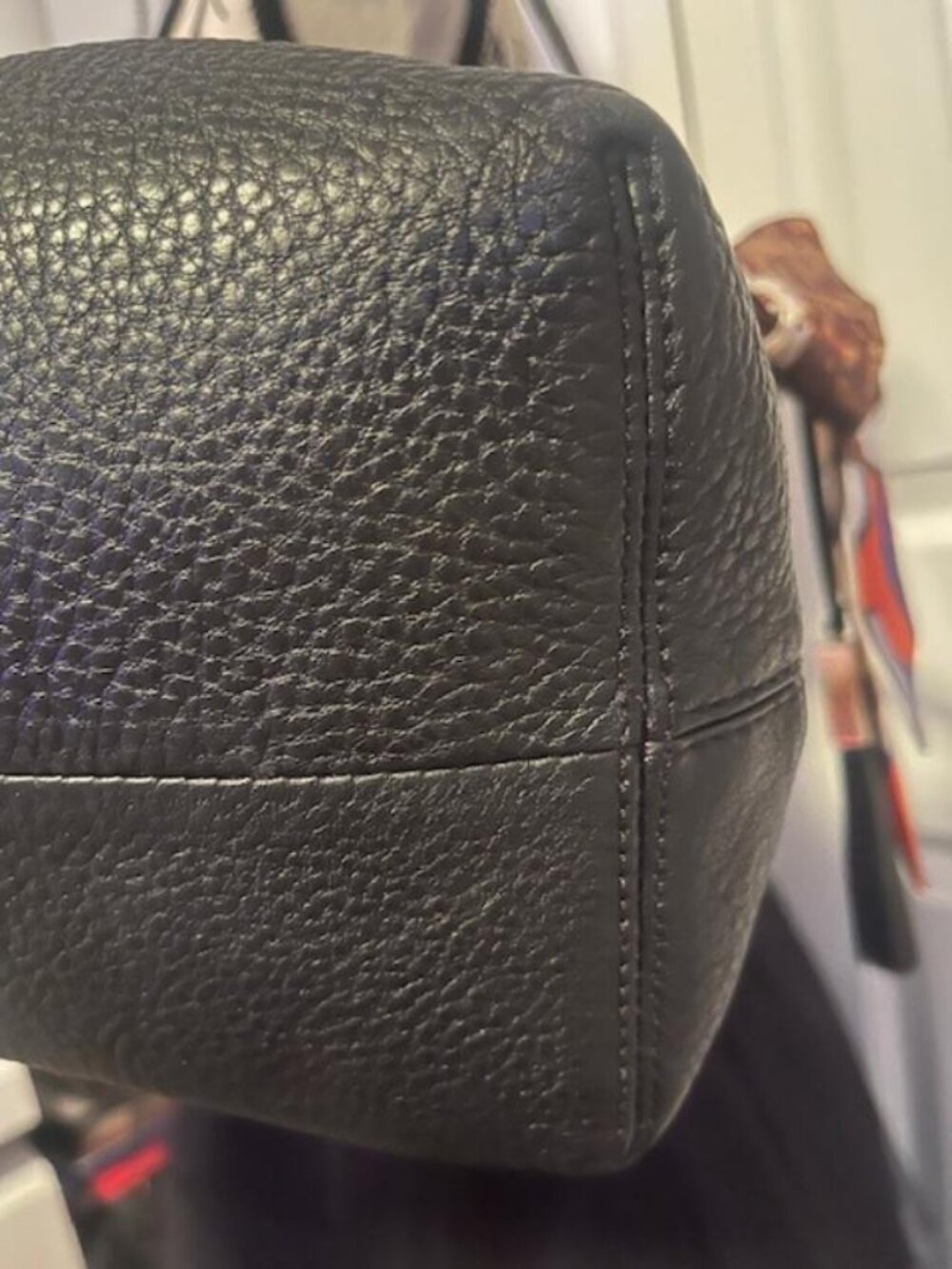 Kate Spade Black Pebble Leather Crossbody Shoulder Bag - Picture 7 of 11